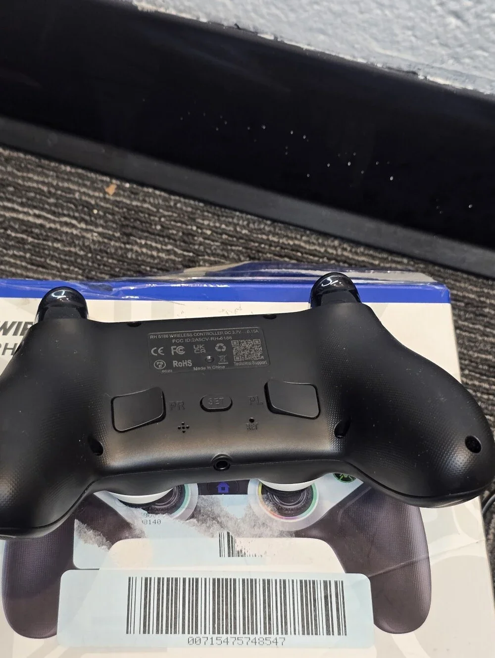 LED Wireless Controller for PS5, Compatible with PS5 Pro/Slim/PC, Dual Vibration